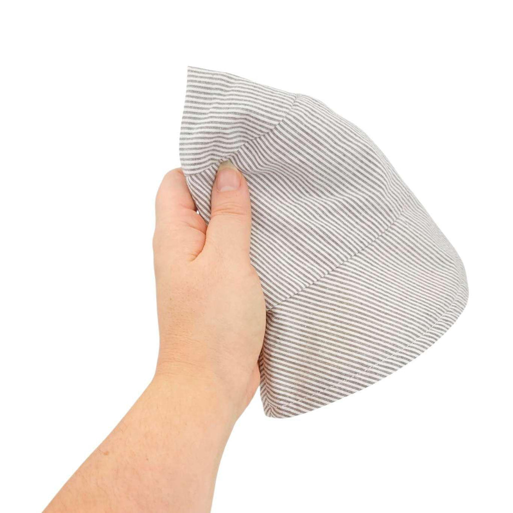 Baby Bonnet - Reversible Bucket Hat (Classic Stripes Seersucker) by Urban Baby Bonnets