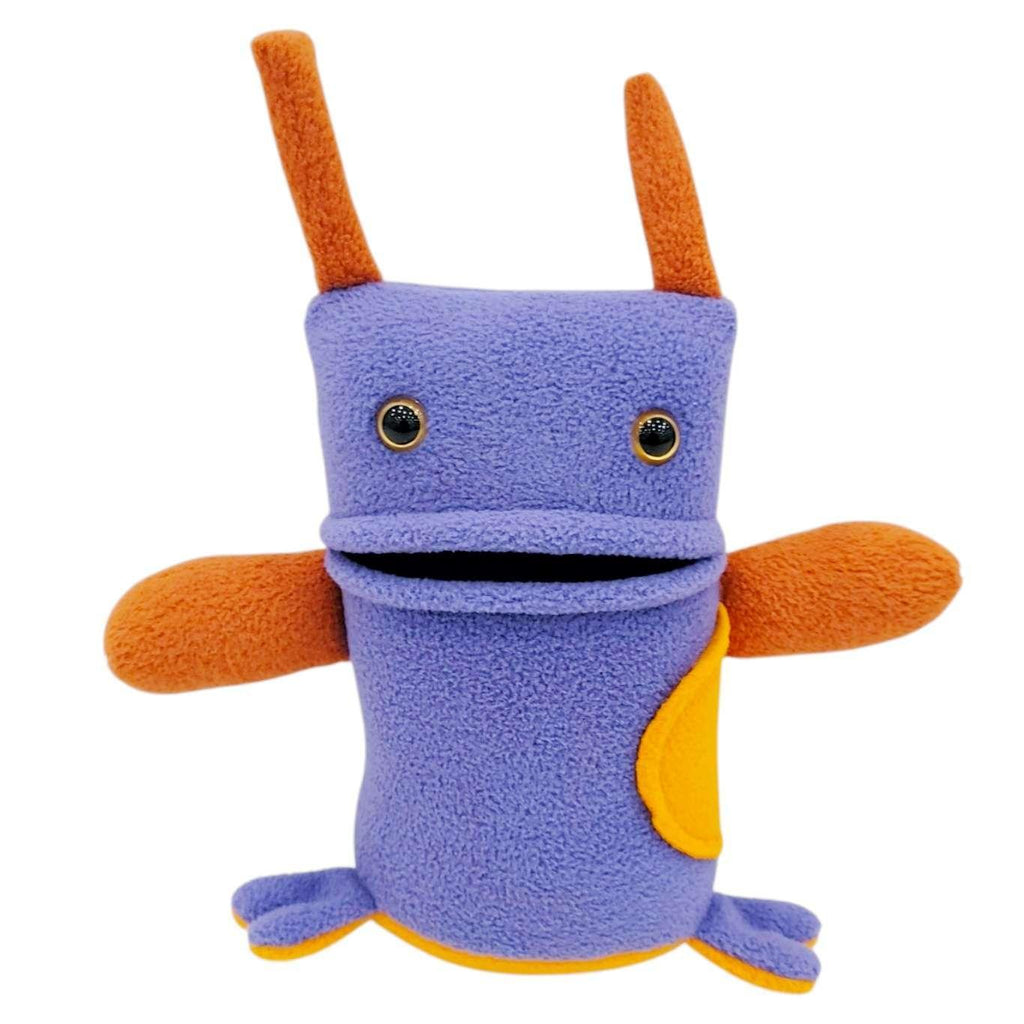 Plush - Bumble Creature (Purple Orange) Plush by Mr. Sogs