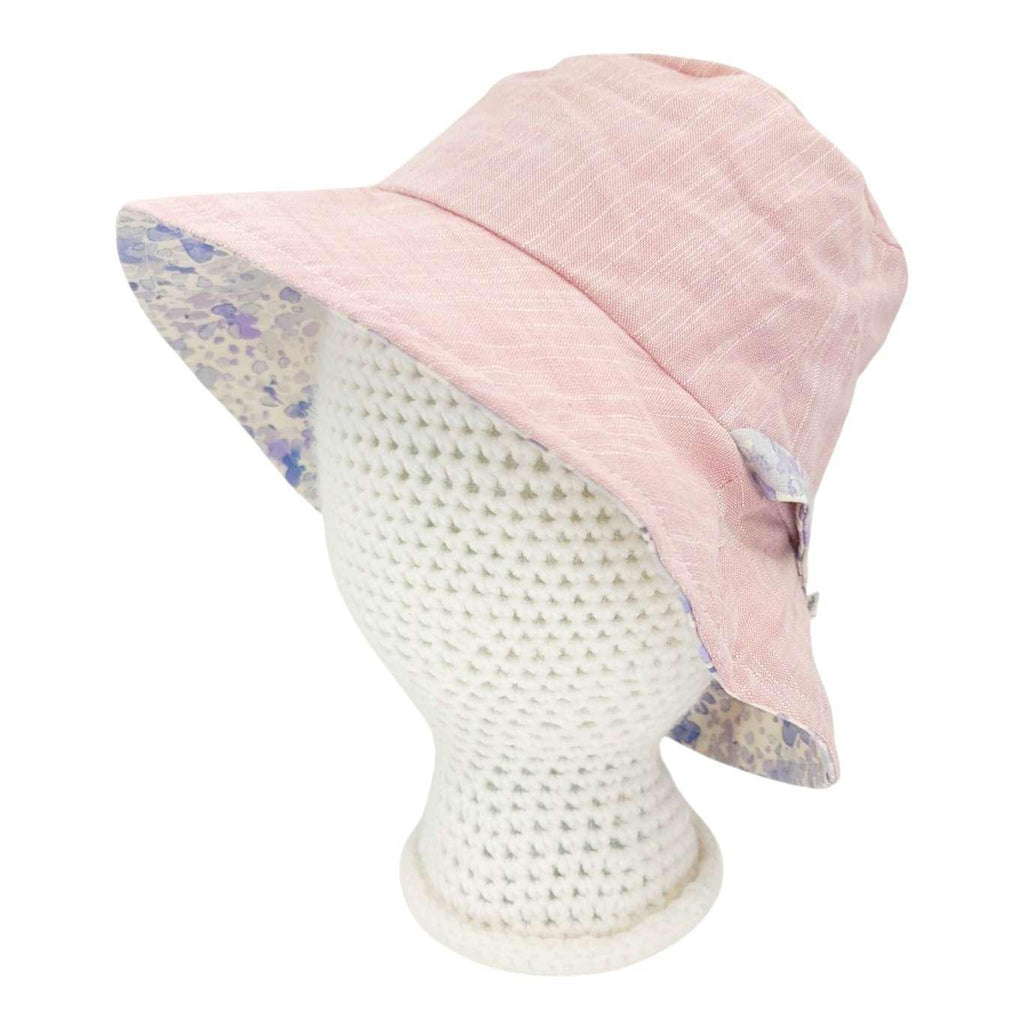 Baby Bonnet - Reversible Bucket Hat (Wisteria) by Urban Baby Bonnets