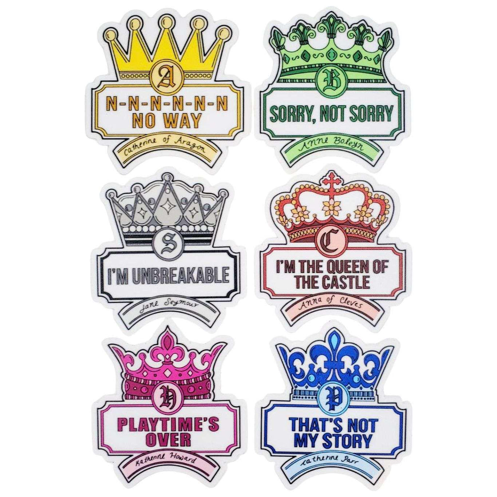 Sticker Pack - Set of 6 - All I Need is SIX by Coloring Broadway