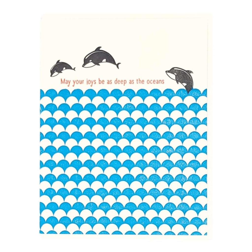 Card - All Occasion - Orca Joy by Ilee Papergoods