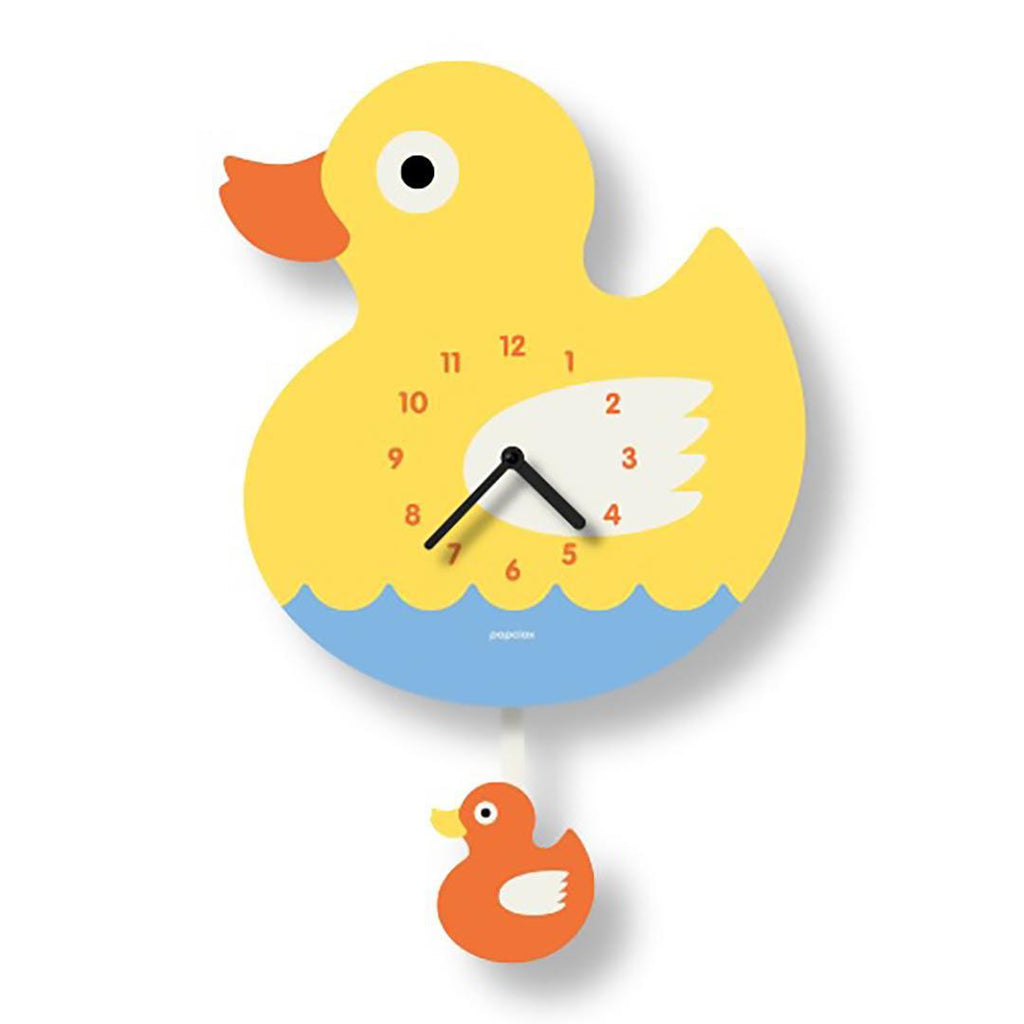 Acrylic Clock - Ducky Pendulum by Popclox