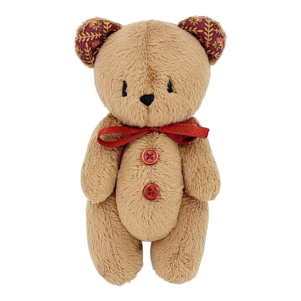 Plush - Light Brown Bear with Flowers and Ribbon by Frank and Bubby