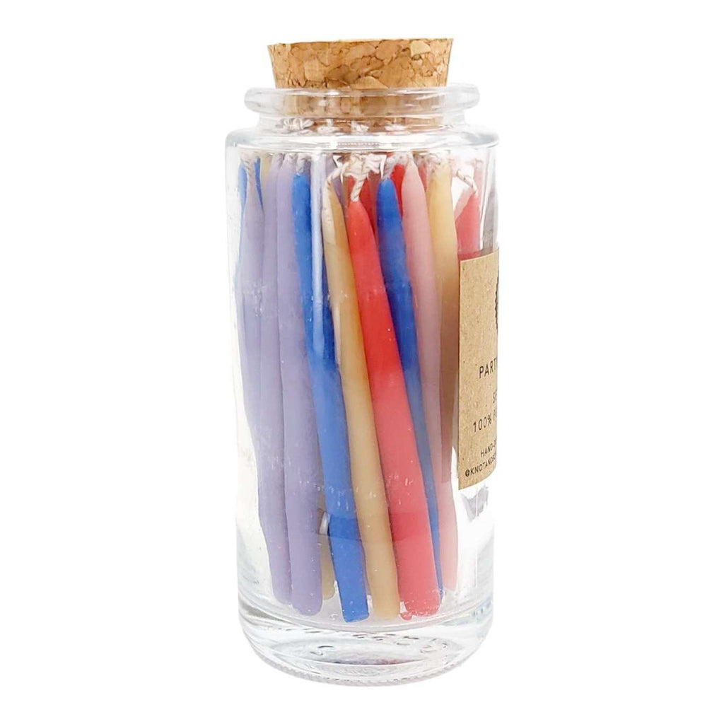 Candles - Beeswax Birthday Candles (Solid Brights) by Knot & Bow