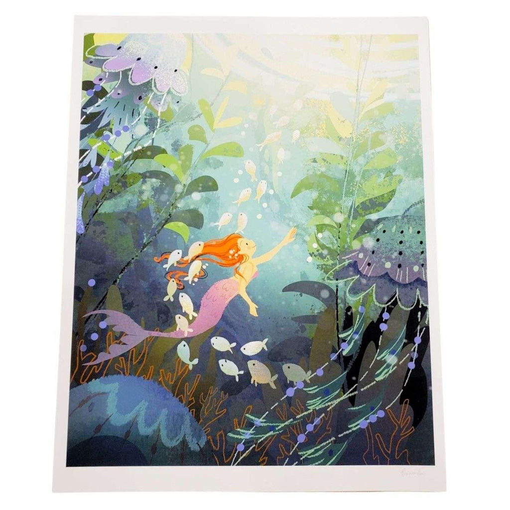 Art Print - 8x10 - Mermaid by Kayan Pepper Co.