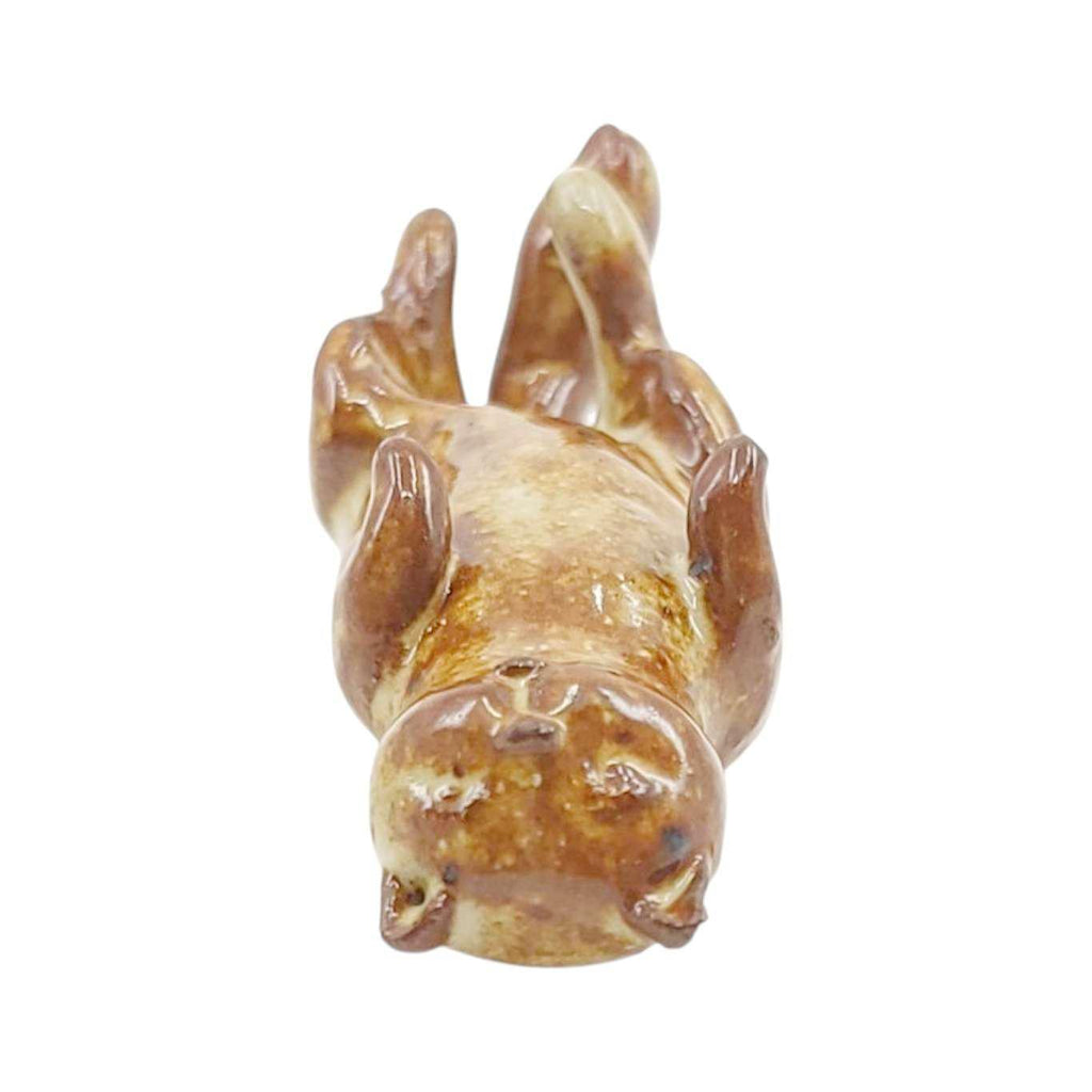 Collectible - Tea Pet Figurine (Light Brown Cat) by Mist Ceramics