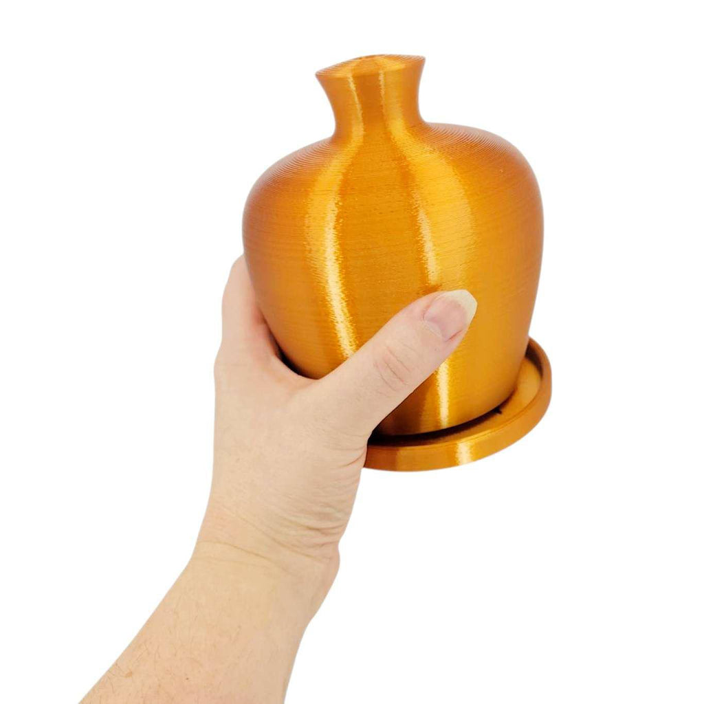 Thumb Pot - Smooth Water Bell with Drip Tray (Copper) by Rosebud Homegoods