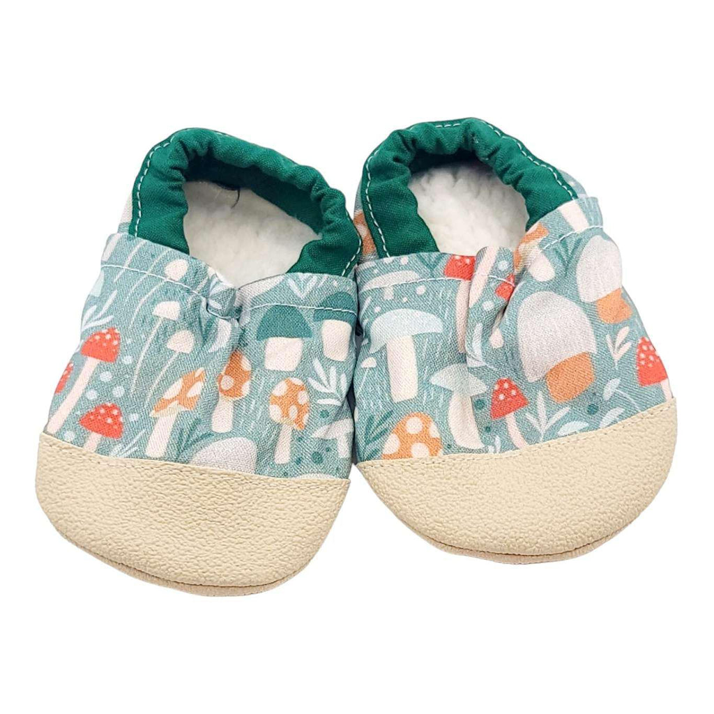 Baby Shoes - Mushrooms (0-6mo or 6-12mo) by This Brave Journey