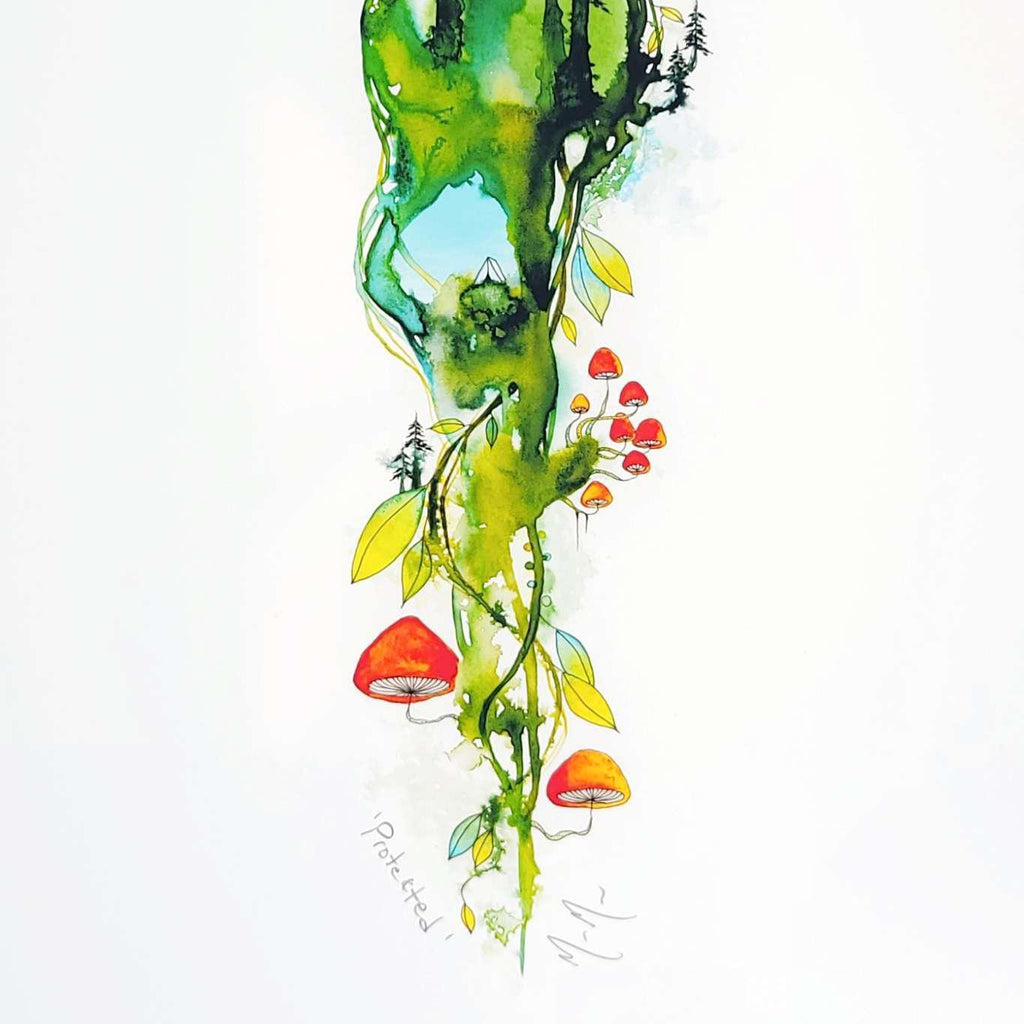 Art Print - 8.5 x11 Protected Art Print by Melissa Moss Art