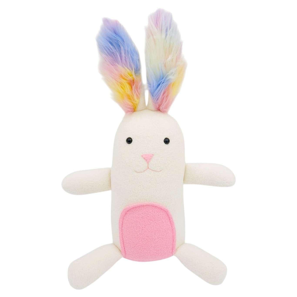 Plush - Hippie Hoppity Bunny (Rainbow Fuzz Ears) by Mr. Sogs
