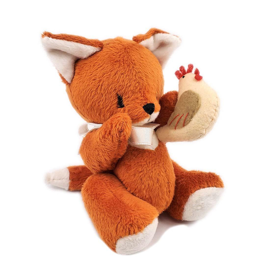 Plush - Fox with a Chicken Friend by Frank and Bubby