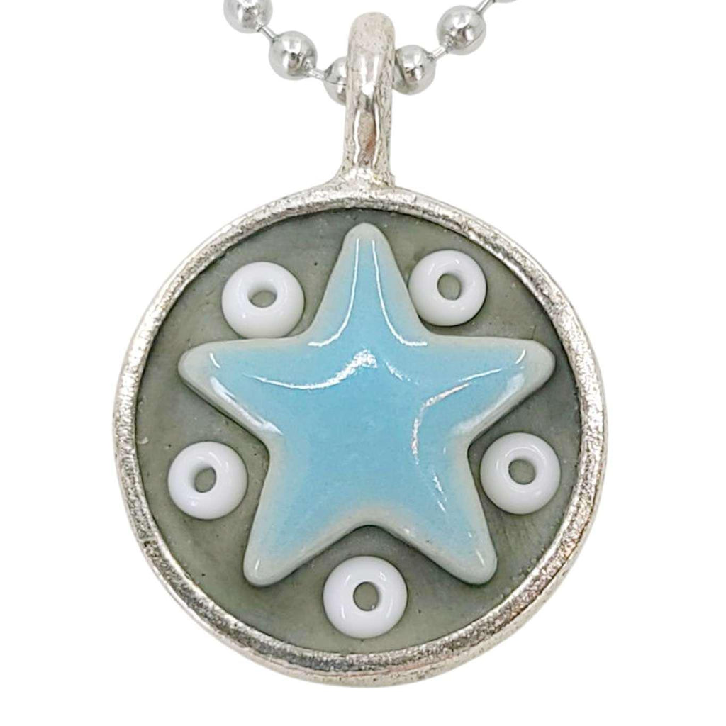 Necklace - Star Baby (Light Blue Stars) by XV Studios