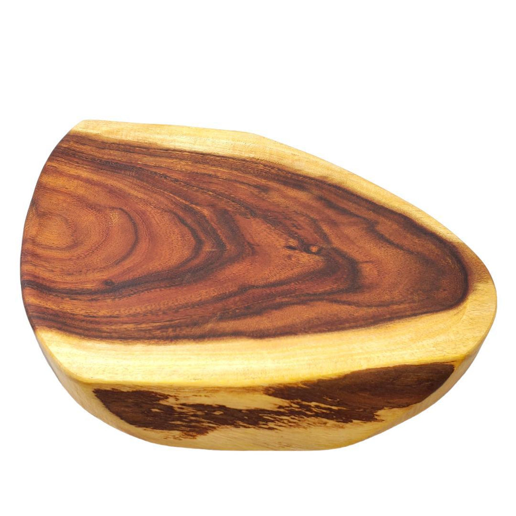 Wood Plate - Black Acadia-Arizona Wood (with feet) by Wag & Wood