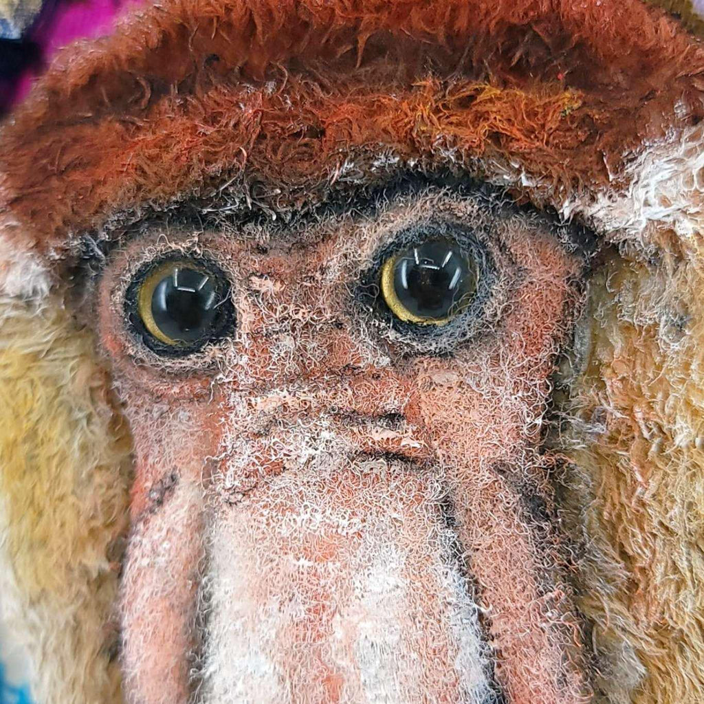 Applique Art - Proboscis Monkey (OOAK) by Chubby Bunny