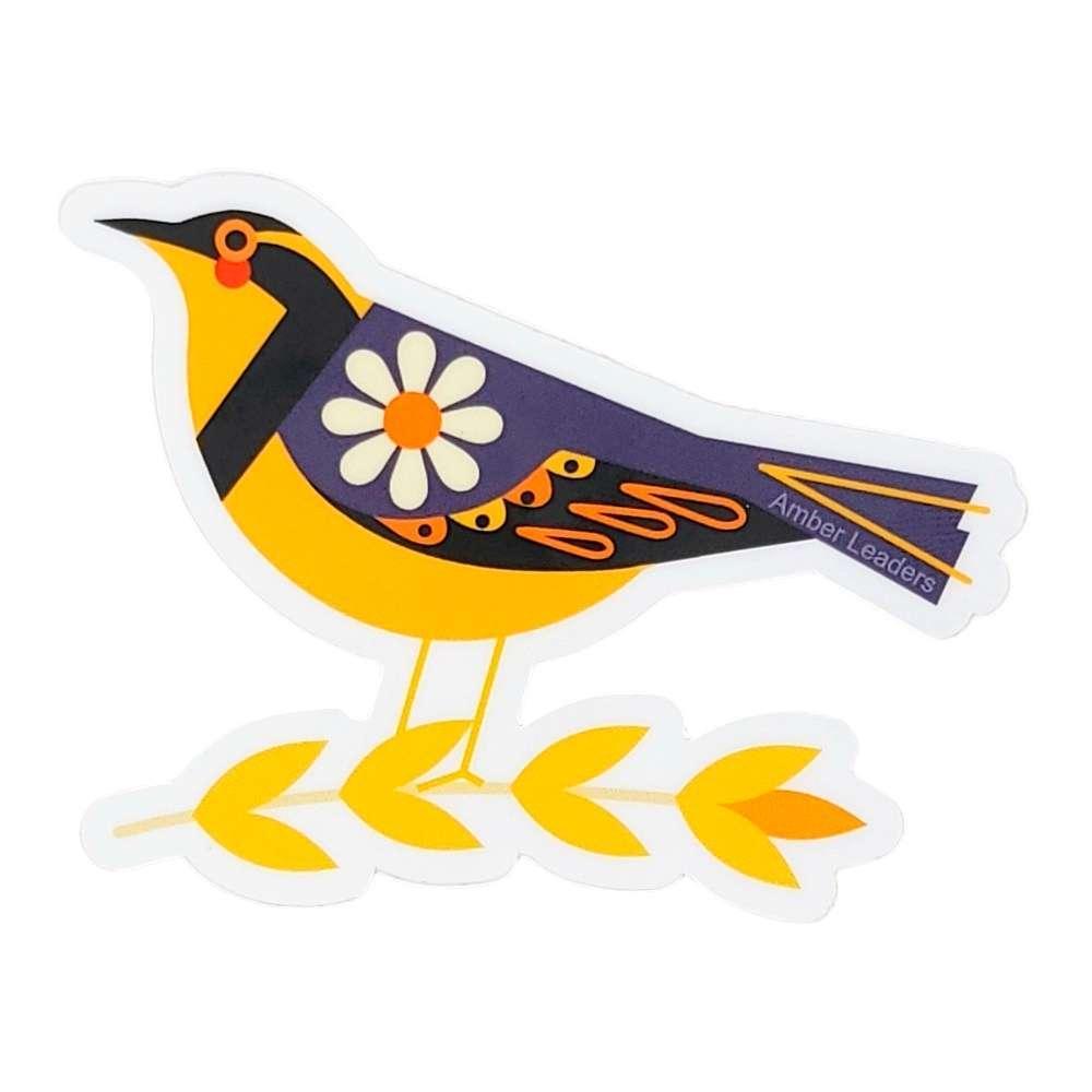 Sticker - Varied Thrush by Amber Leaders Designs