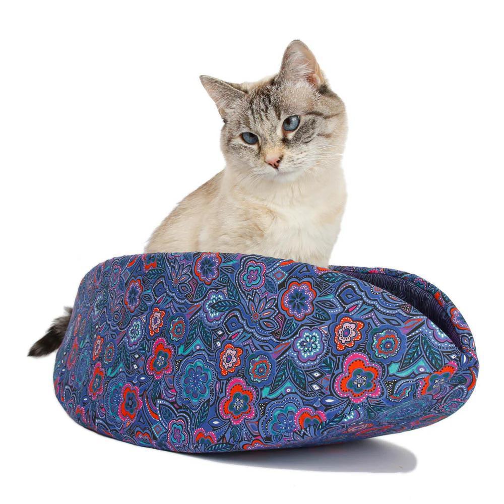 Regular The Cat Canoe - Fiesta Flowers with Blue Floral Lining by The Cat Ball