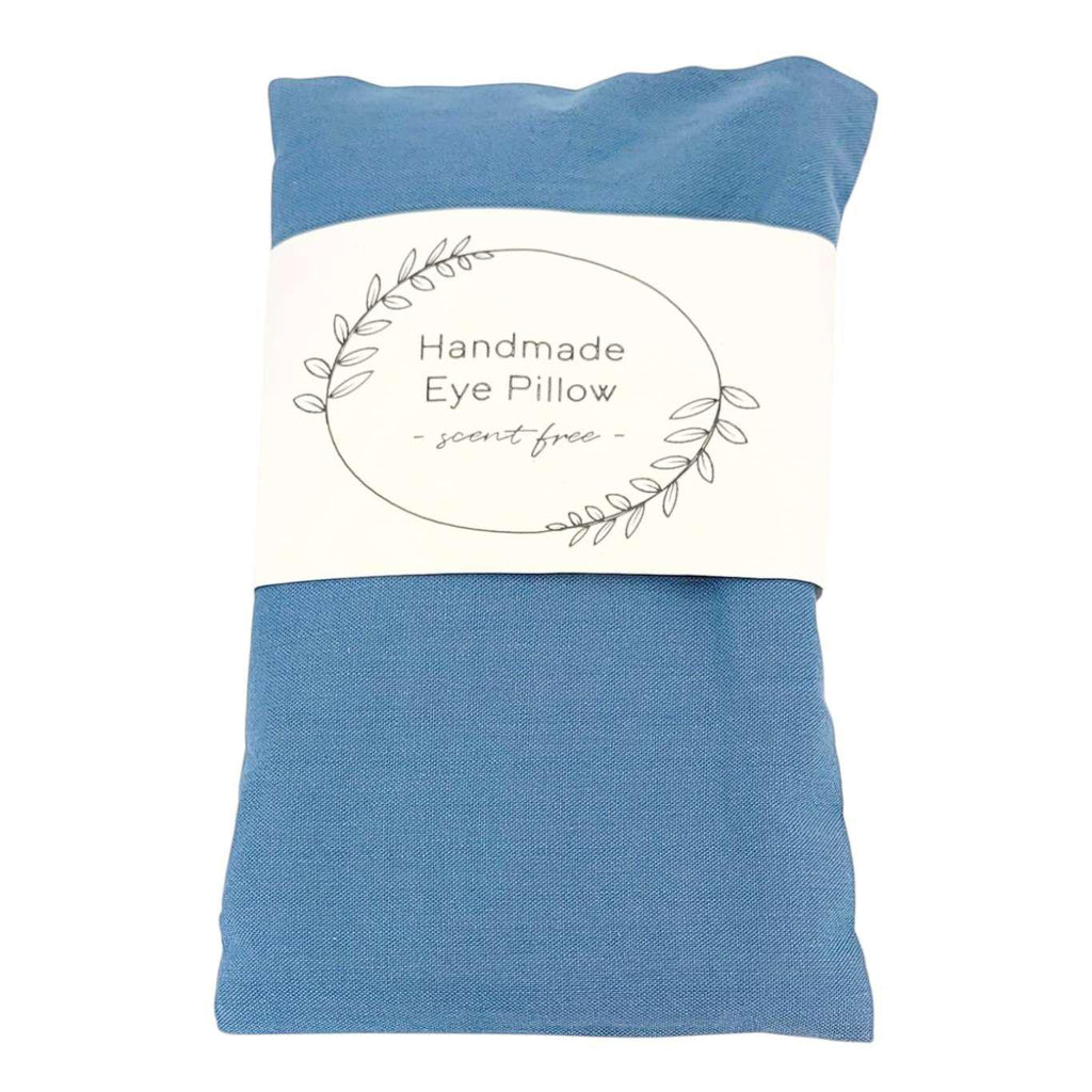 Eye Pillow - Denim Blue (Scent Free) by Two Birds Eco Shop