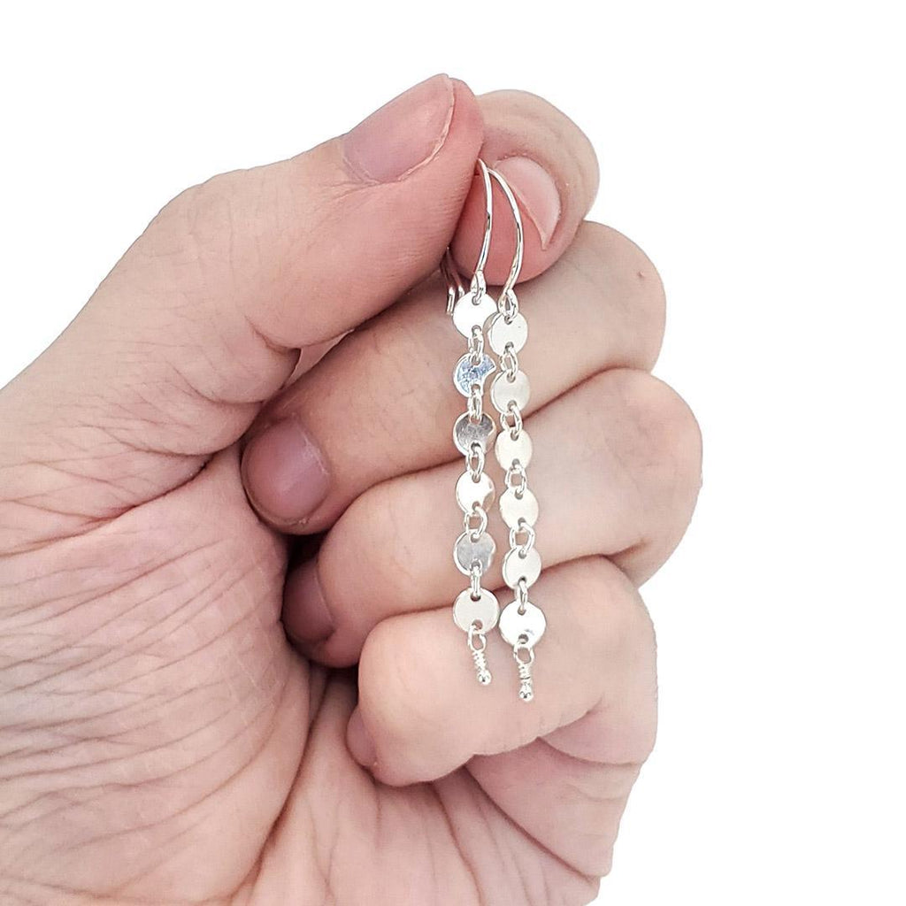 Earrings - Pieces of Eight Dangles (Sterling Silver) by Foamy Wader