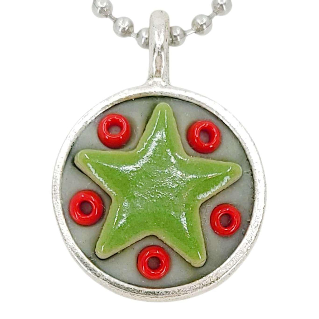 Necklace - Star Baby (Green Stars) by XV Studios