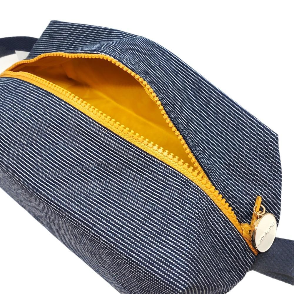 Box Zip - Dopp Kit (Denim Stitch) by Lady Alamo