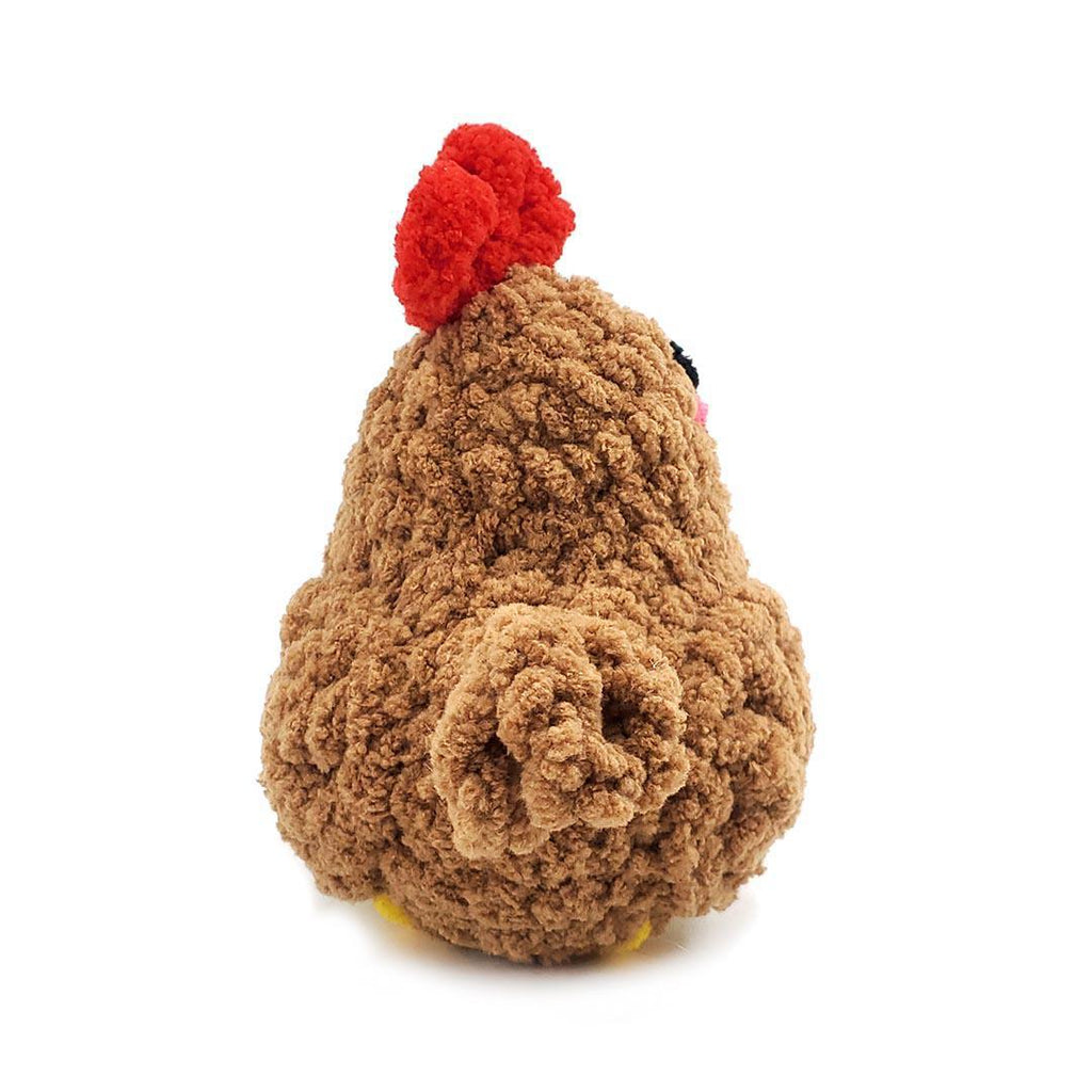 Plush Toy - Lil’ Hen (Brown) by Crittercrafts