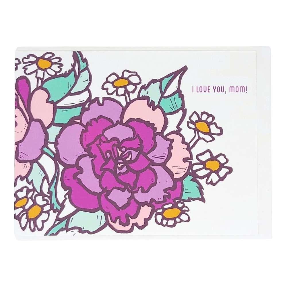 Card - Mother's Day - I Love You Mom by Little Green