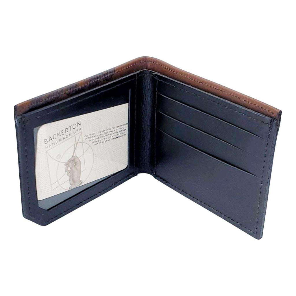 Leather Wallet - Dragon (Brown) by Backerton