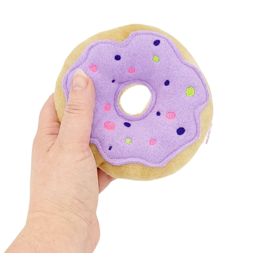 Dog Toy - Squeaky Donut by Miso Handmade