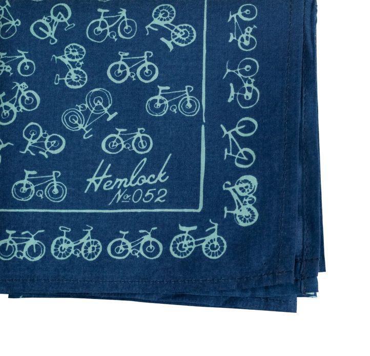 Bandana - Bikes in Blue by Hemlock Goods