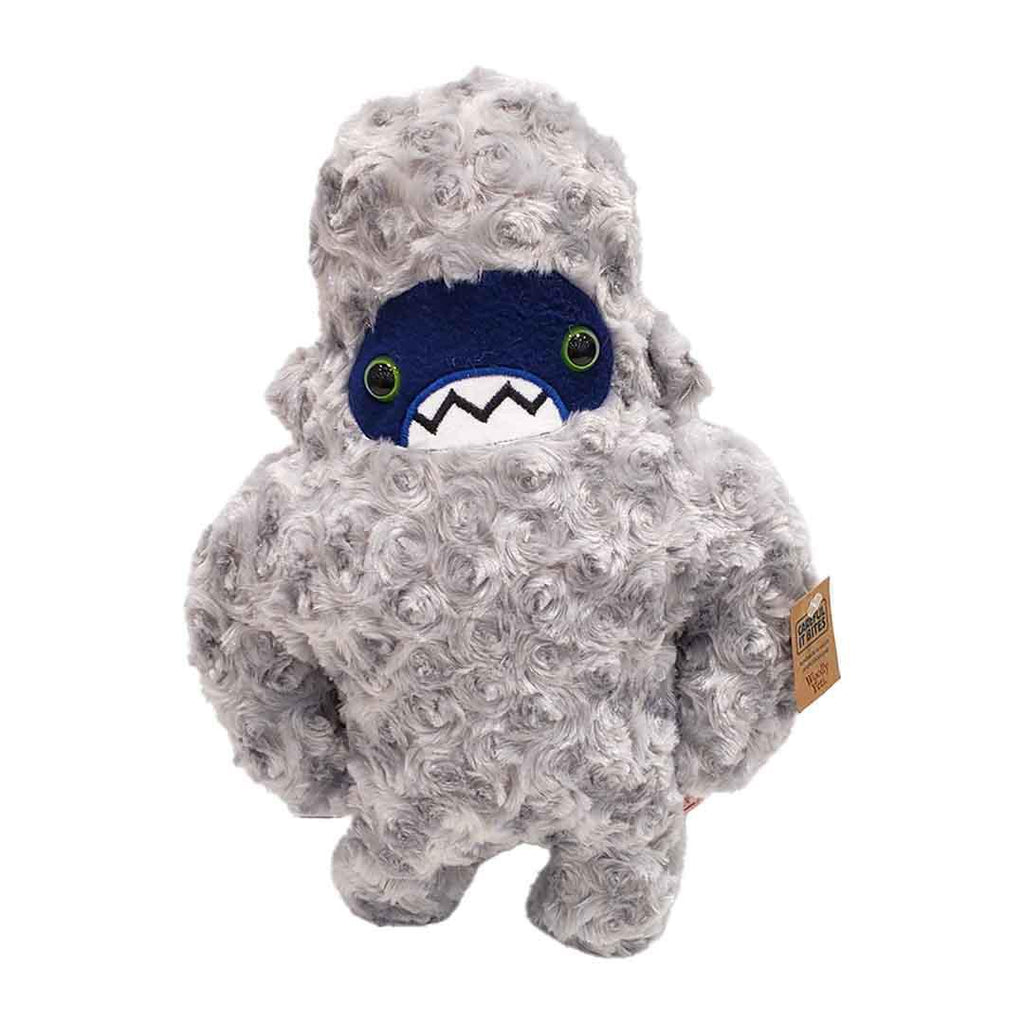 Woolly Yeti - Gray with Green Eyes Blue Face by Careful It Bites