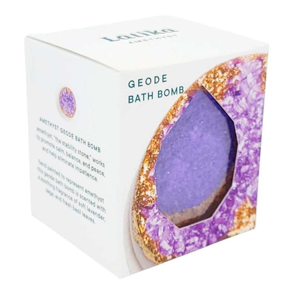 Bath Bomb - Amethyst Geode by Latika Beauty