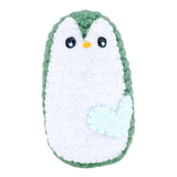 Plush Toy - Small Penguin (Muted Green with Mint Heart) by Moyo Workshop, image 6 of 6