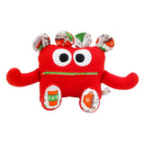 Plush - 14in - Large Chomper Buddy (Red Xmas Cocoa) by Peek A Boo Plush, image 1 of 7