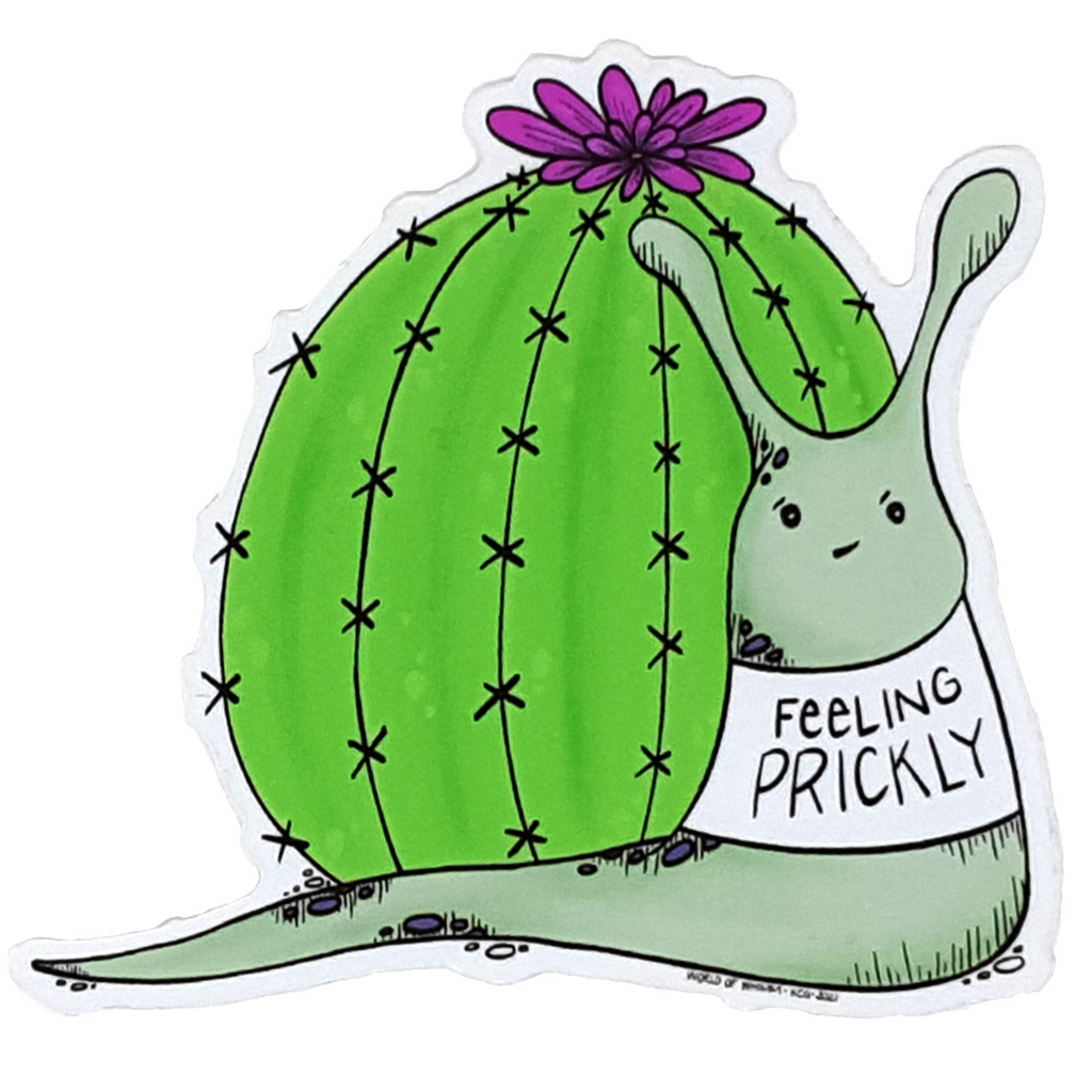 Sticker - Prickly Snail by World of Whimm