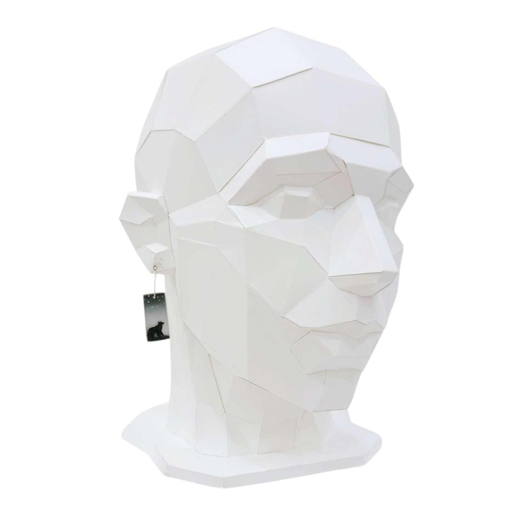 Earrings - Bear and Golden Moon Drops by Fernworks