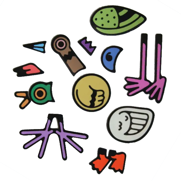Magnet Set - Build A Bird by Curlworks