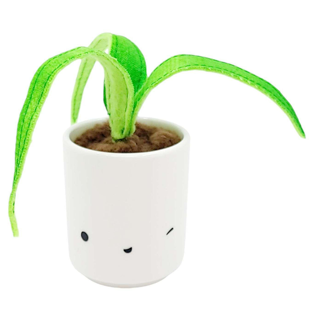 Collectible - Little Sprout Fabric Plant (Winky with Long Bright Green Leaves) by World of Whimm