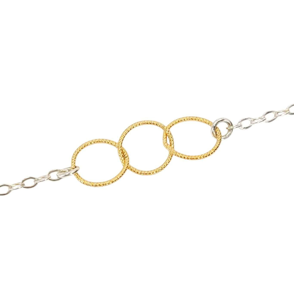 Bracelet - Mixed Trio (14k Yellow Gold Fill, Sterling Silver) by Foamy Wader