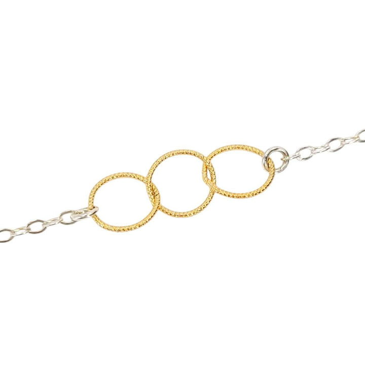 Bracelet - Mixed Trio (14k Yellow Gold Fill, Sterling Silver) by Foamy Wader