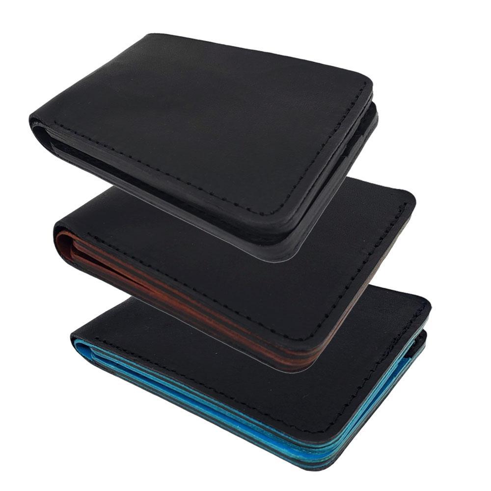 Bifold Wallets - Black Leather (Assorted Colors) by Hold Supply Company