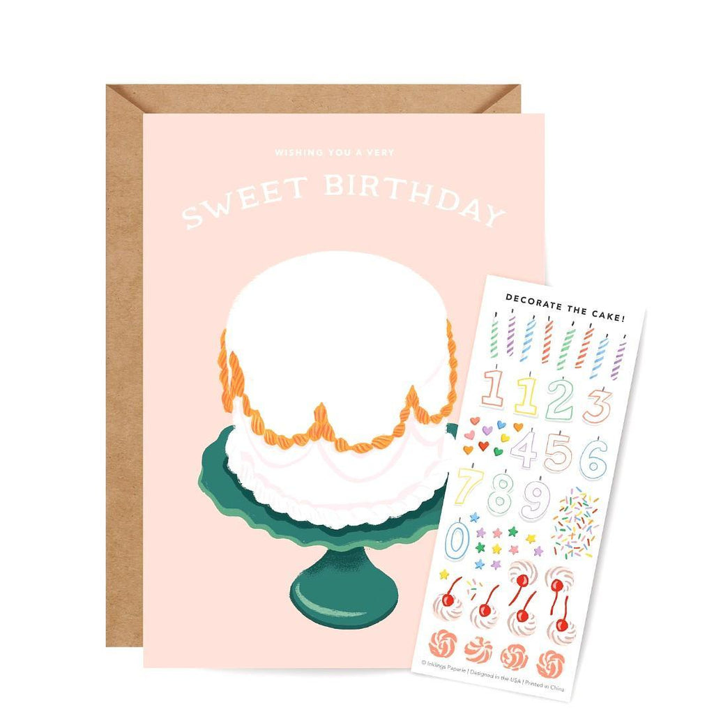 Card - Birthday - Birthday Cake by Inklings Paperie