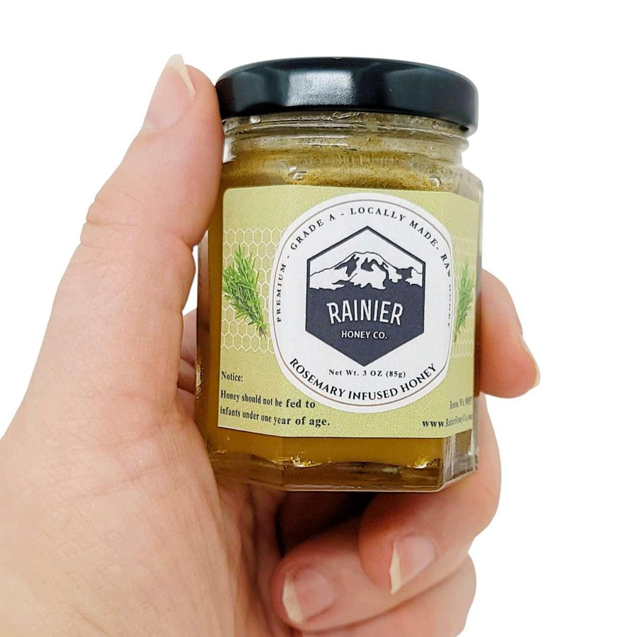 Honey - 3 oz - Rosemary Infused Honey by Rainier Honey Co, image 2 of 6