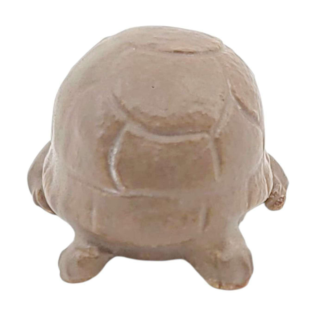 Collectible - Tea Pet Figurine (Brown Tortoise) by Mist Ceramics