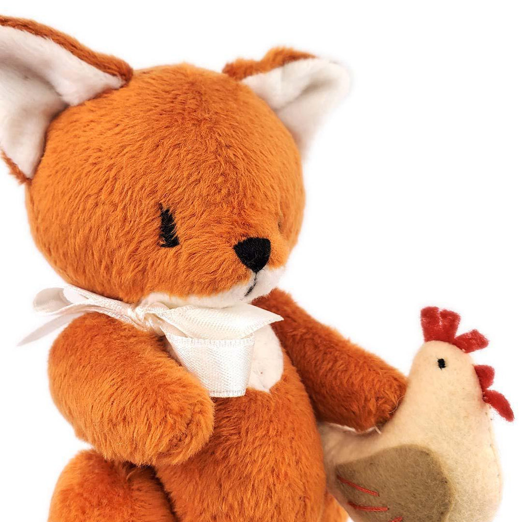 Plush - Fox with a Chicken Friend by Frank and Bubby