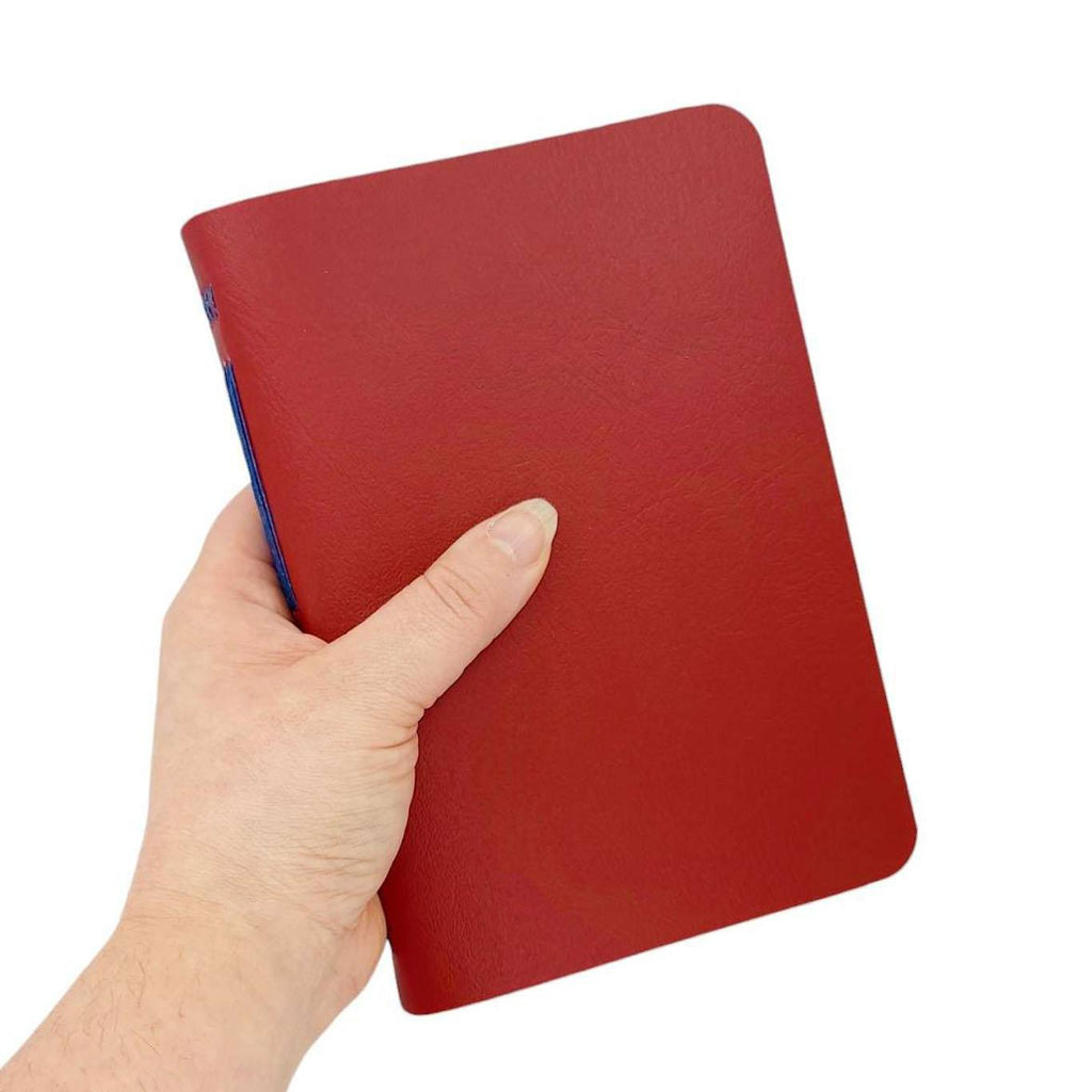 Journal - Red Mixed Paper Notebook (Large or Small) by Original Brooks