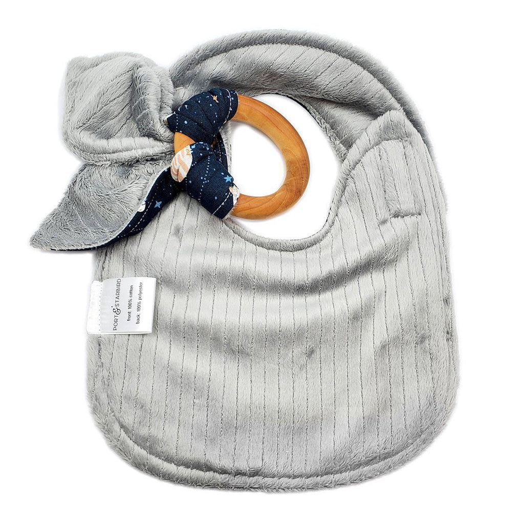 Gift Set - Out of This World Bib and Teething Ring by Port and Starbird