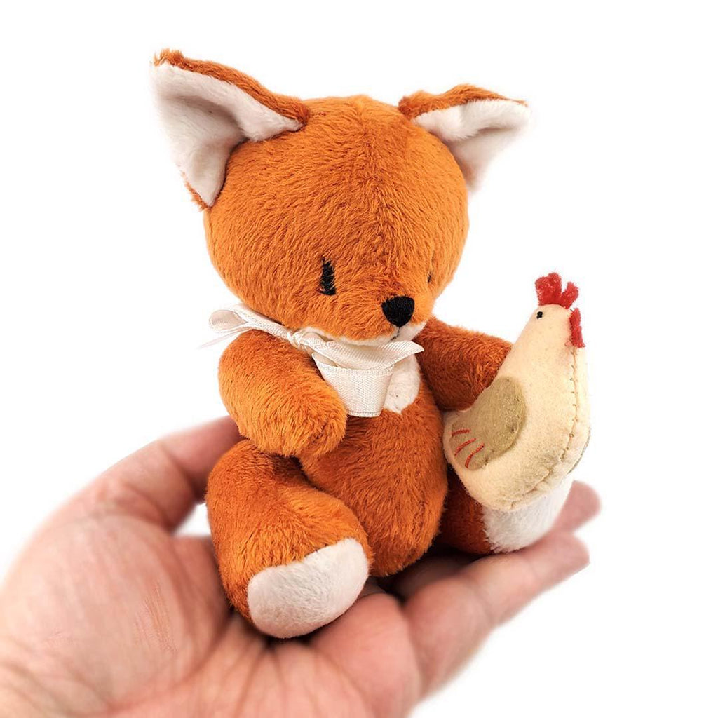 Plush - Fox with a Chicken Friend by Frank and Bubby