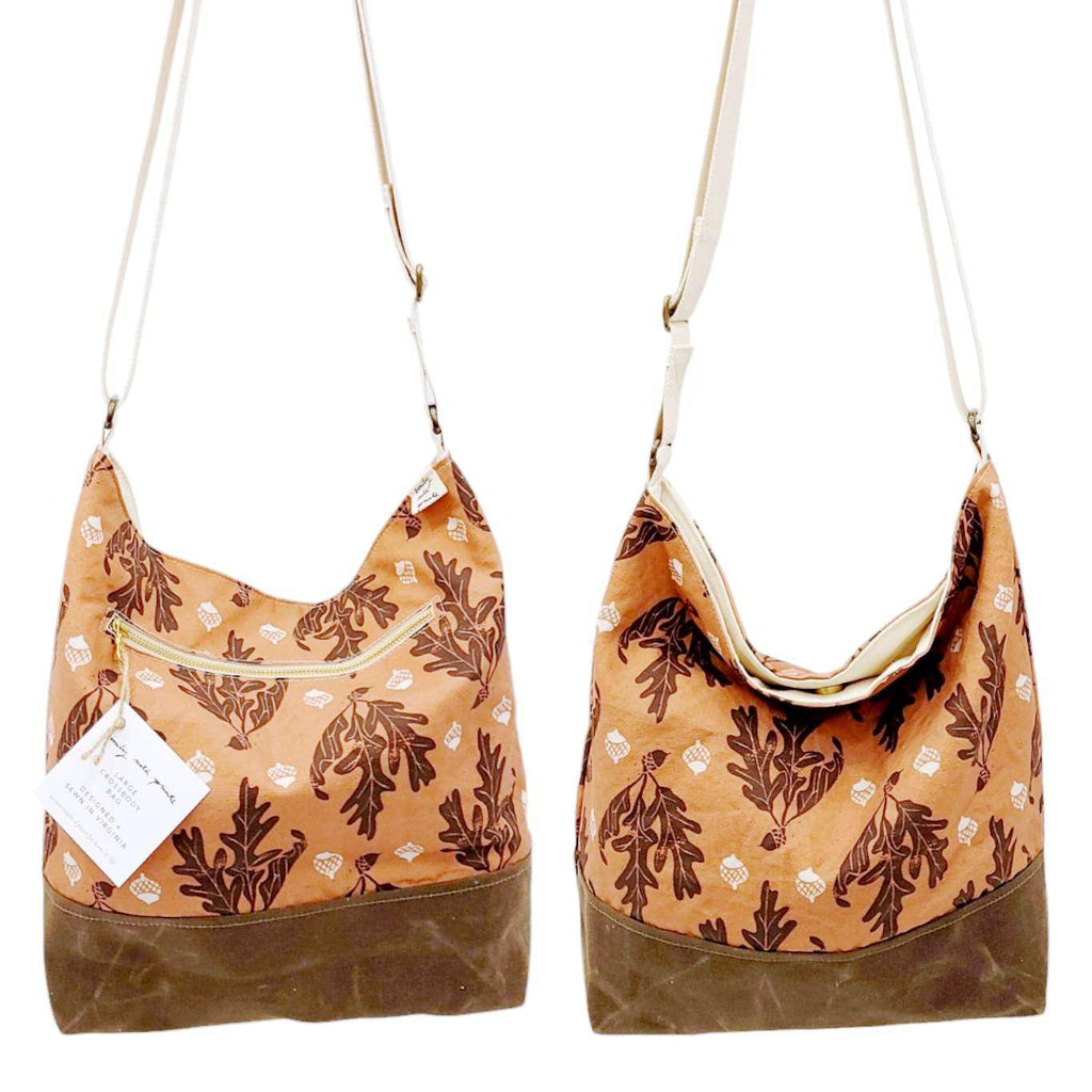 Bag - Large Cross-Body (Oak Leaf) by Emily Ruth Prints