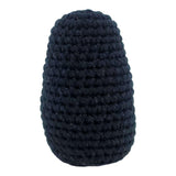 Plush Toy - Large Penguin (Black Sparkle with Teal Heart) by Moyo Workshop, image 4 of 7
