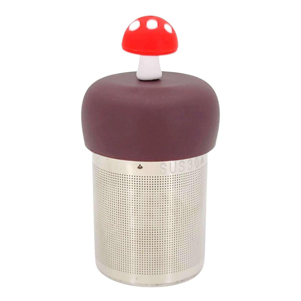 Tea Infuser - Candy Red Mushroom (Forest Brown Base) by Teany Tiny Kitchen